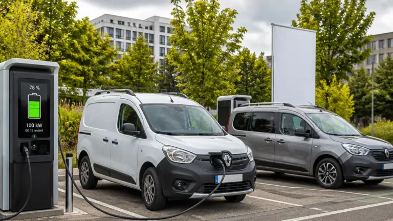 Renault dope le Kangoo électrique : jusqu’à 354 km WLTP et recharge DC à 100 kW