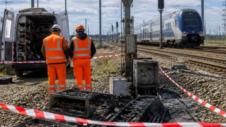Trafic perturbé entre Toulouse et l'Ariège après un incendie criminel touchant la signalisation