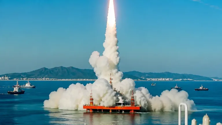 La Chine place en orbite un nouveau satellite par une fusée CERES-1 lancée depuis la mer