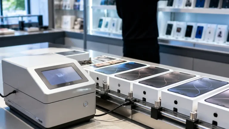 Apple déploie des machines Presto en boutique pour contrer les fraudes aux retours d’iPhone