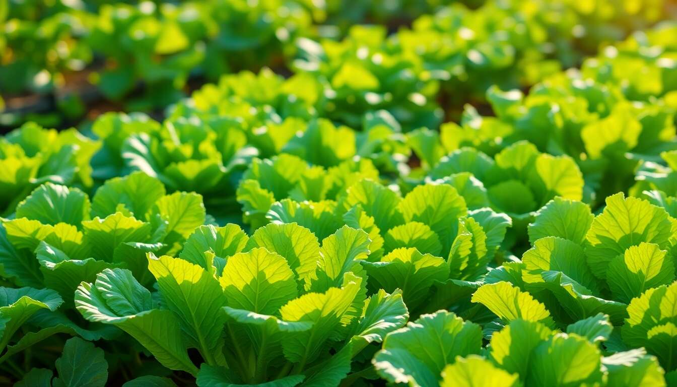 Entretien et soins pour des salades en pleine santé