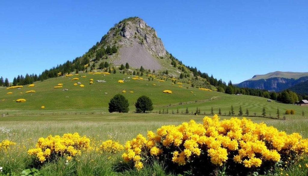 Ce sommet isolé est la source symbolique de la Loire