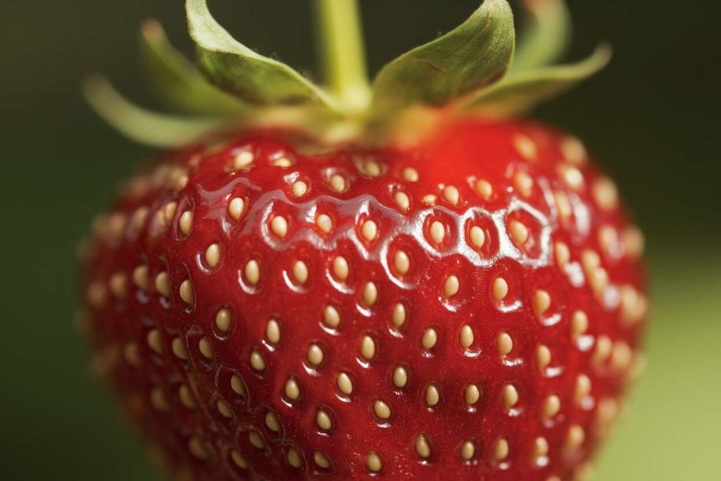 Les gens n'en reviennent pas quand ils découvrent ce que sont les petits points sur les fraises