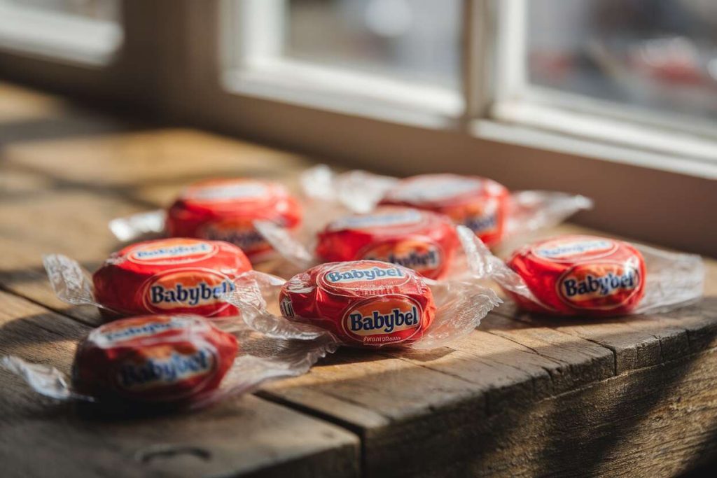 Les gens n'en reviennent pas quand on leur dit ce qu'est la protection rouge autour du Babybel