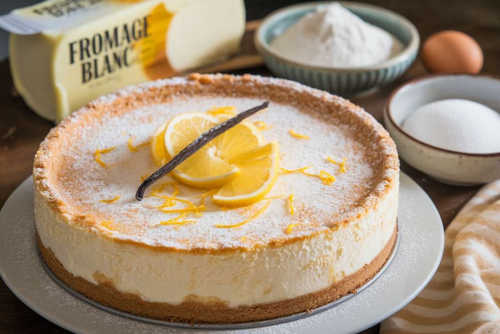 Aussi simple qu'un gâteau au yaourt, ce gâteau au fromage blanc mérite sa place dans votre carnet de recettes