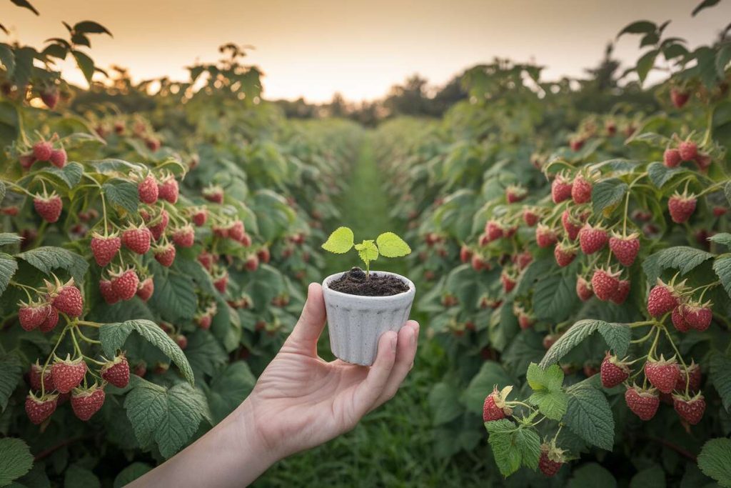 Connaissez-vous l'astuce de la tasse pour doubler votre récolte de framboises cette année ?