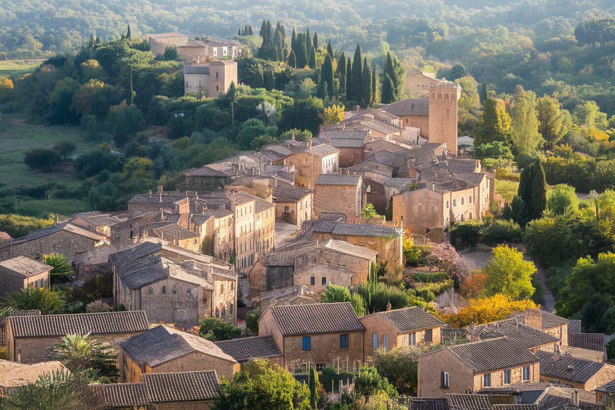 Le Gard abrite un plus beau village de France médiéval, un village de caractère au cœur de la garrigue (Lussan)