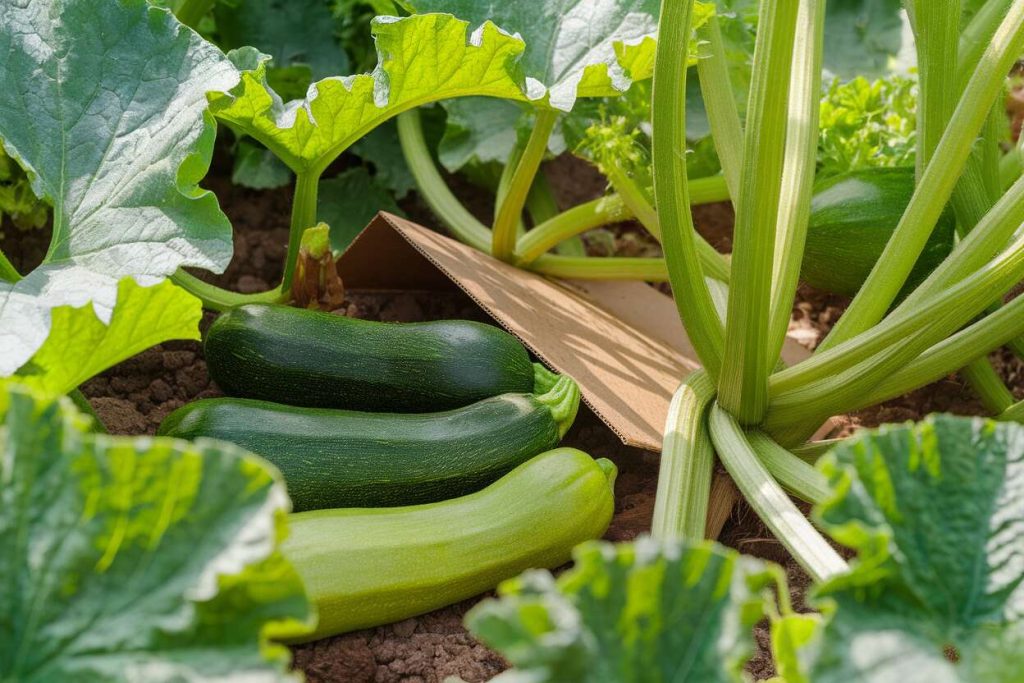 Connaissez-vous l'astuce du carton mouillé pour multiplier par 5 votre récolte de courgettes ?