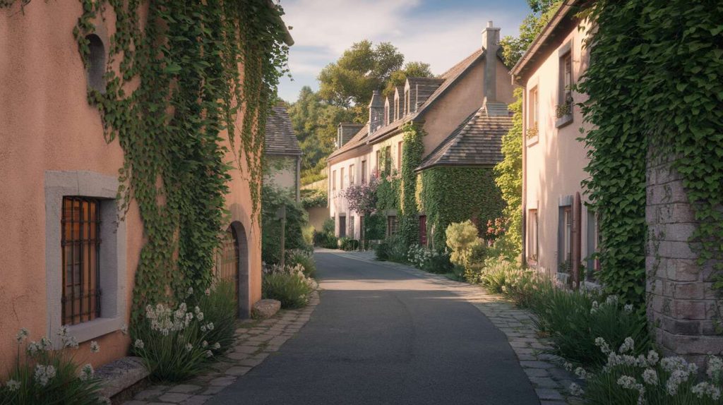 L&rsquo;Orne cache un plus beau village de France en Normandie, un village de caractère au bord de la Sarthe