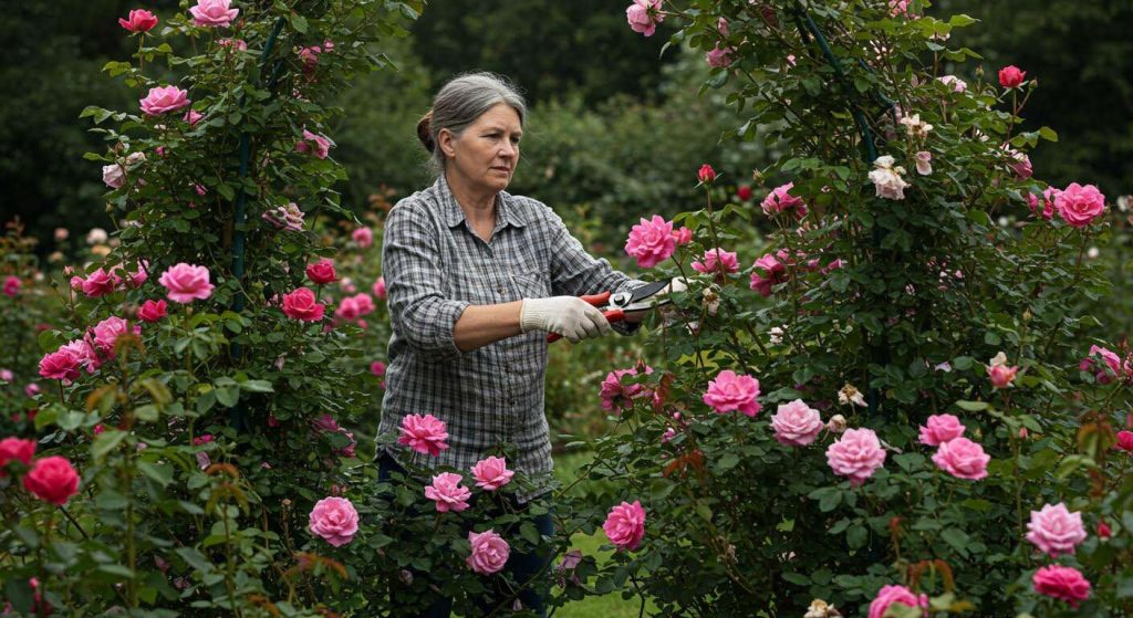 Le geste essentiel sur les rosiers remontants en juillet pour qu'ils refleurissent jusqu'en octobre