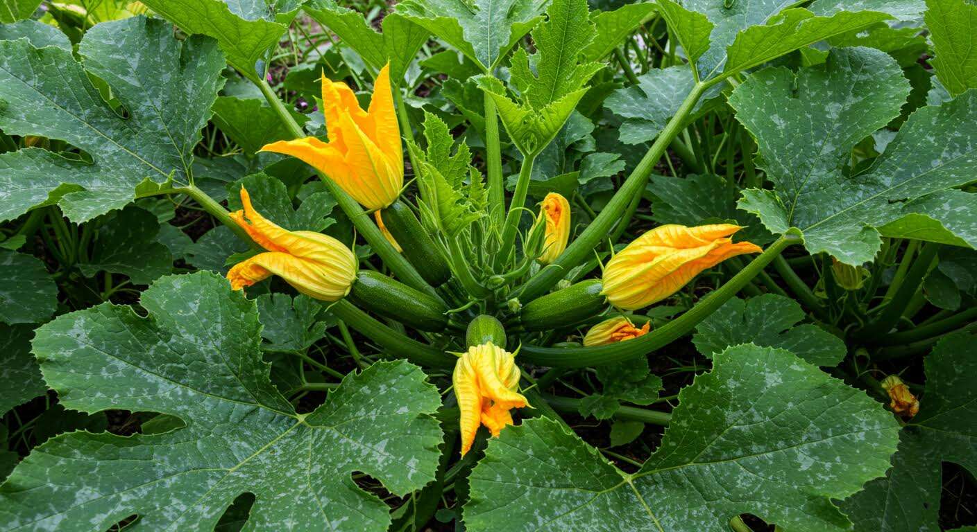 Adieu l'oïdium sur les courgettes : la pulvérisation à 1€ avec deux ingrédients de votre cuisine qui sauve votre récolte