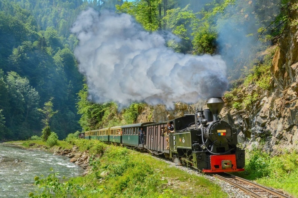 Ce train à vapeur des Carpates en Roumanie est un voyage hors du temps à travers des forêts primaires