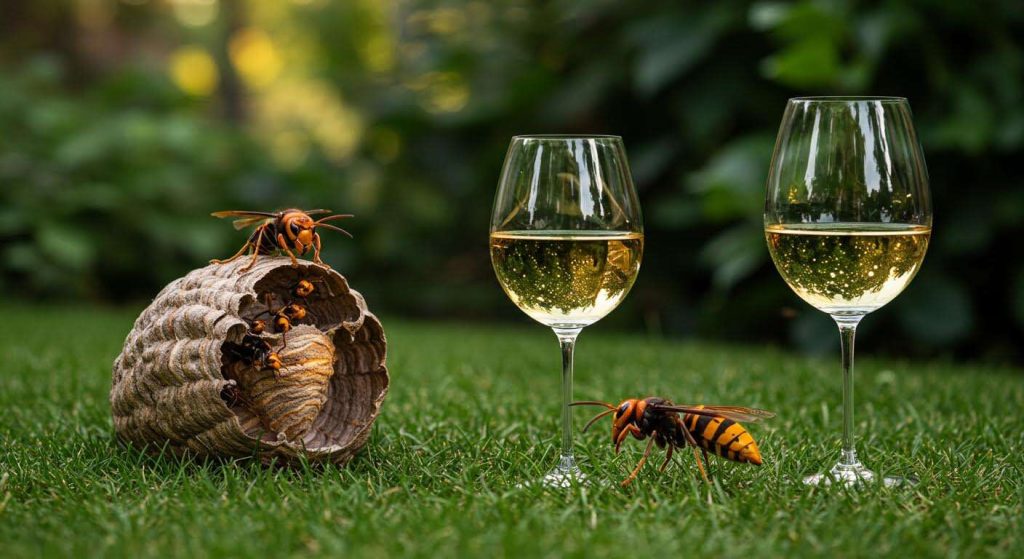 Adieu les nids de frelons asiatiques : l'astuce du verre de vin blanc qui les piège tous