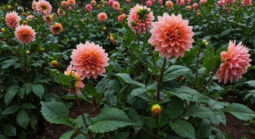 « Mes dahlias s'effondrent sous la pluie » : le tuteurage invisible et solide des pros