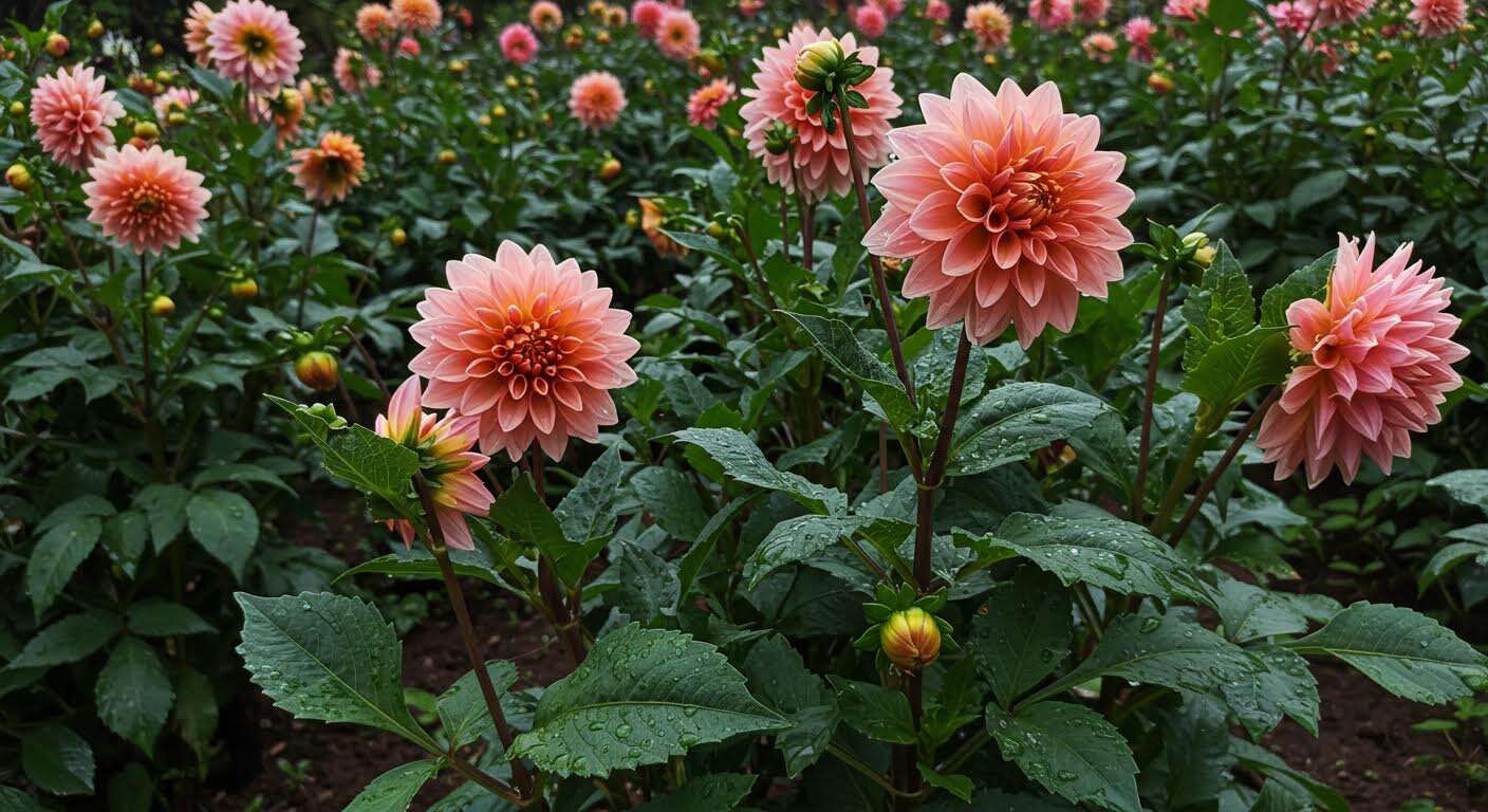 « Mes dahlias s'effondrent sous la pluie » : le tuteurage invisible et solide des pros