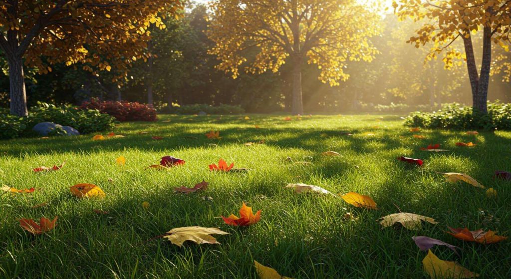 Faut-il laisser les feuilles mortes sur la pelouse en fin d'été ? La réponse d'un pro