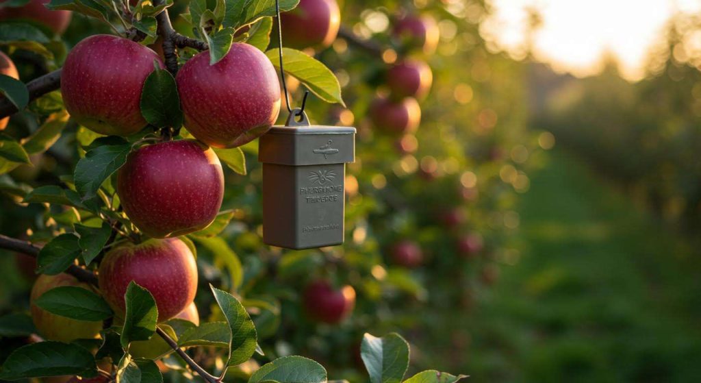 Le carpocapse fait des vers dans vos pommes ? Le piège à phéromones à installer de toute urgence