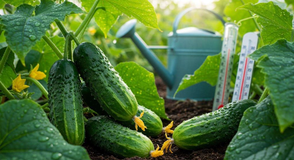 Vos concombres sont amers : c'est sûrement à cause de cette erreur de température et d'arrosage