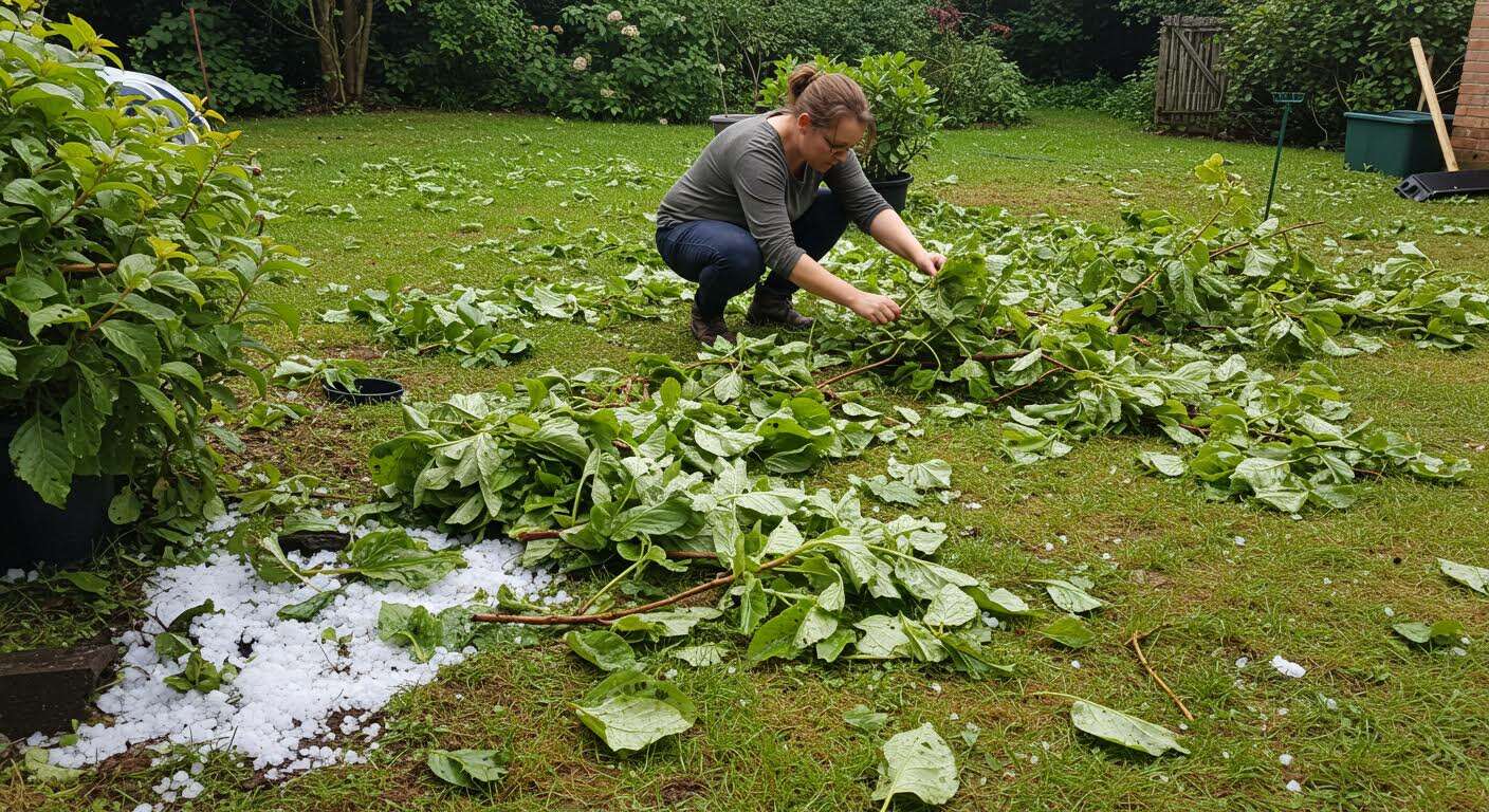 La seule chose à faire après un orage de grêle pour sauver vos plantes abîmées