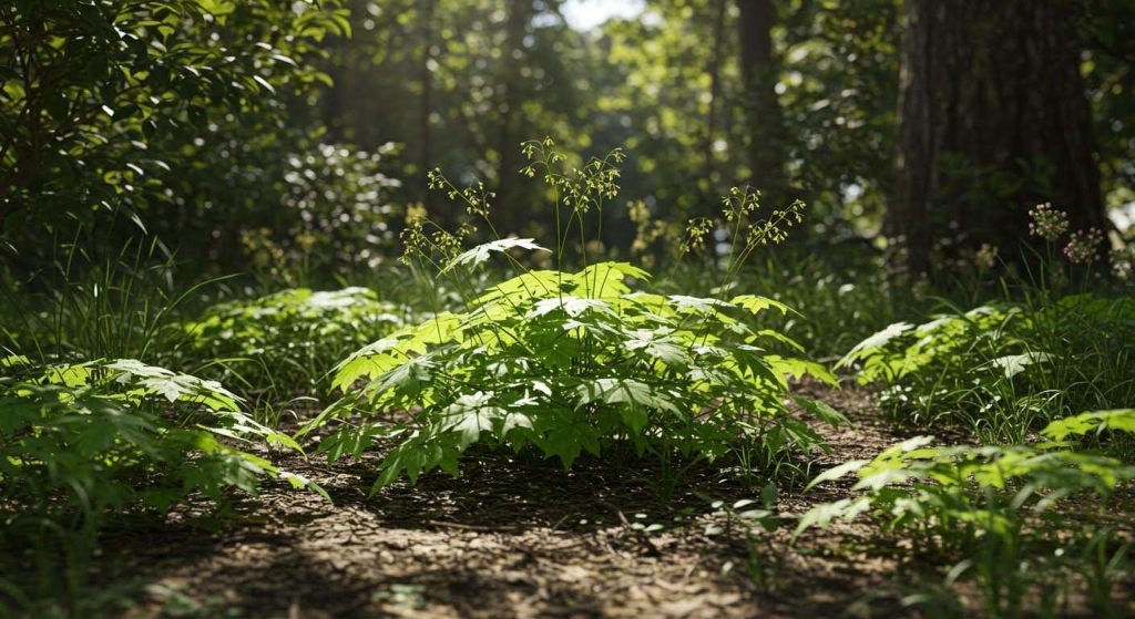 La plante increvable pour les coins d'ombre secs sous les arbres, là où rien ne pousse (L'Epimedium)