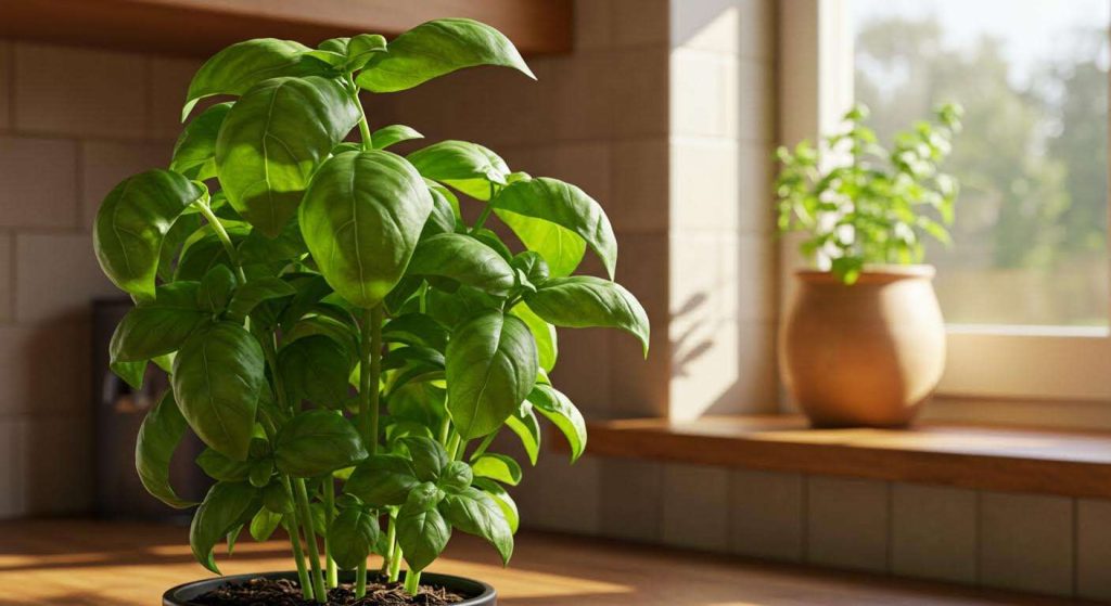 Pourquoi les feuilles de votre basilic se bombent vers le bas : le signe d'un stress que vous pouvez corriger