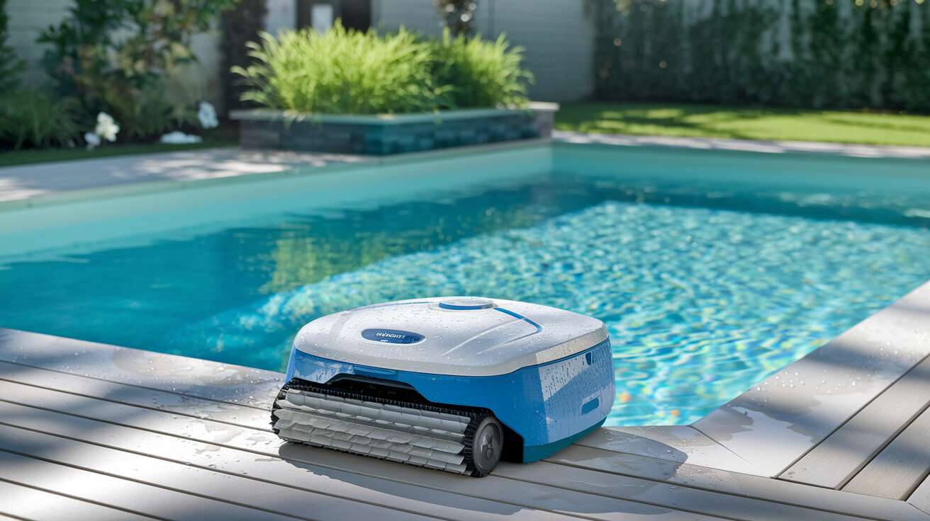 Ne laissez jamais votre robot de piscine dans l’eau pendant un traitement choc
