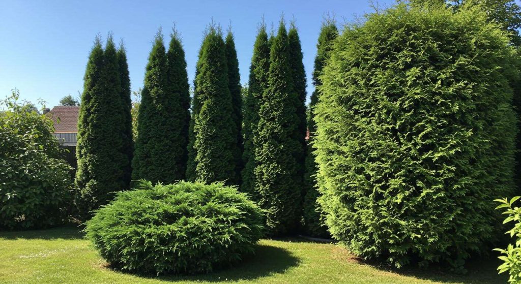 Ne taillez pas vos haies de thuyas en août : le risque de brûlure irréversible est maximal