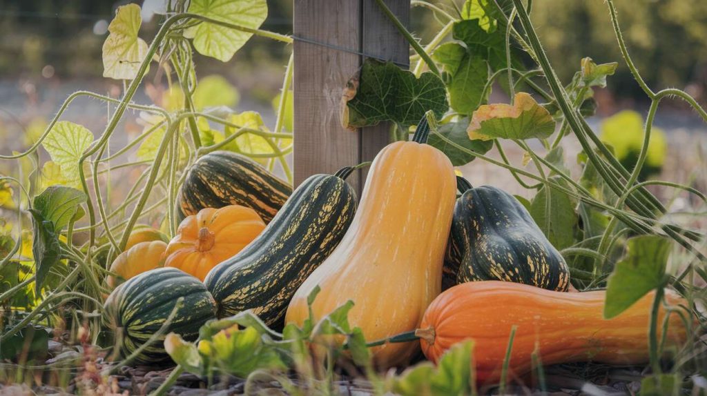 Vos courges coureuses prennent trop de place : l&rsquo;astuce pour les guider et les faire grimper sans qu&rsquo;elles se cassent