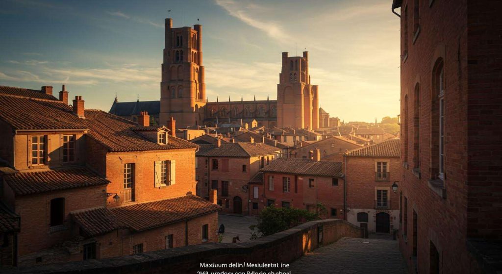 À 1h de Toulouse, cette cité épiscopale est un chef-d'œuvre de brique rouge classé à l'UNESCO (Albi)