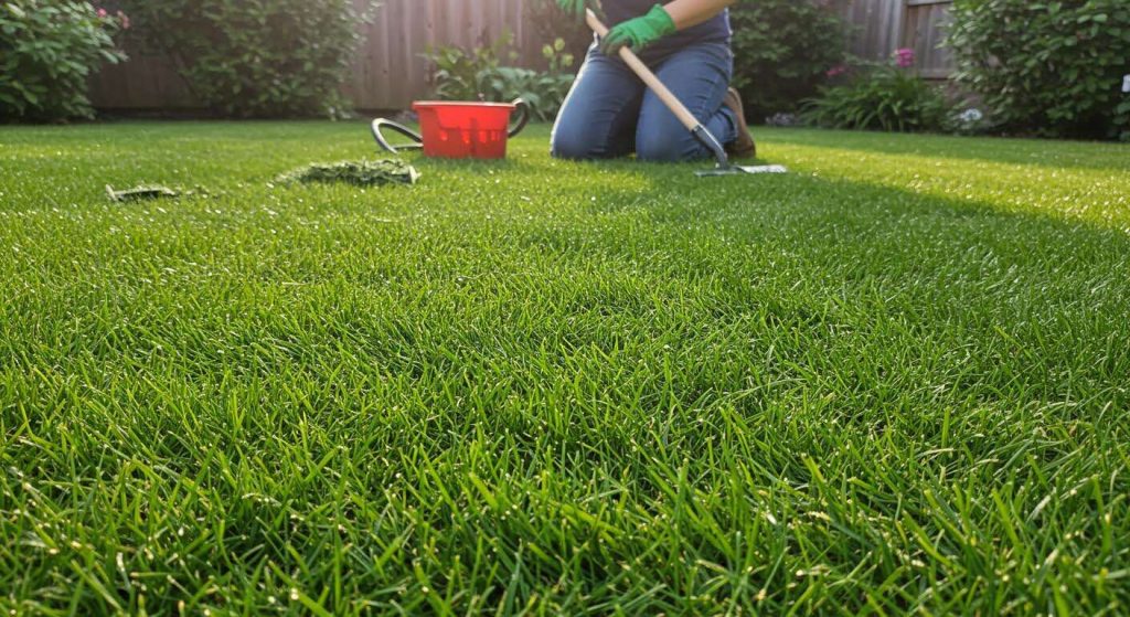 Votre pelouse ressemble à un paillasson après l'été ? Voici comment la ressusciter en 3 étapes