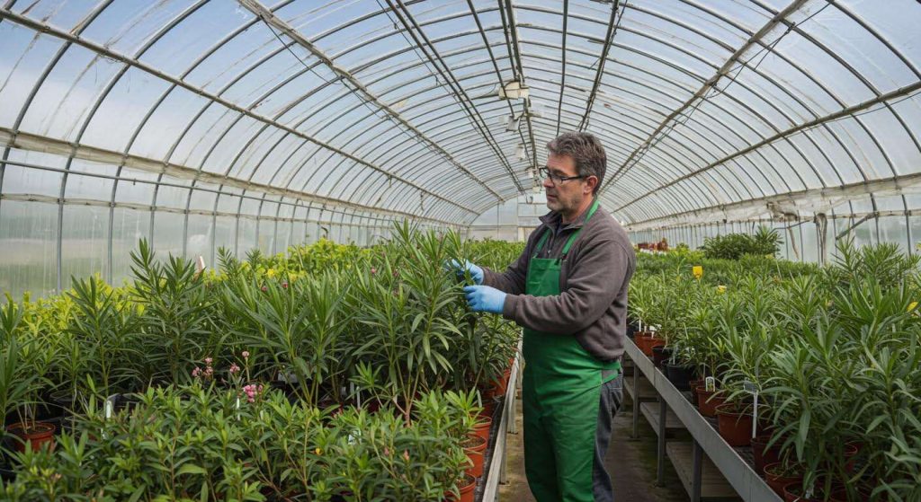 Faut-il vraiment mettre un voile d'hivernage sur les lauriers-roses ? La réponse d'un pépiniériste