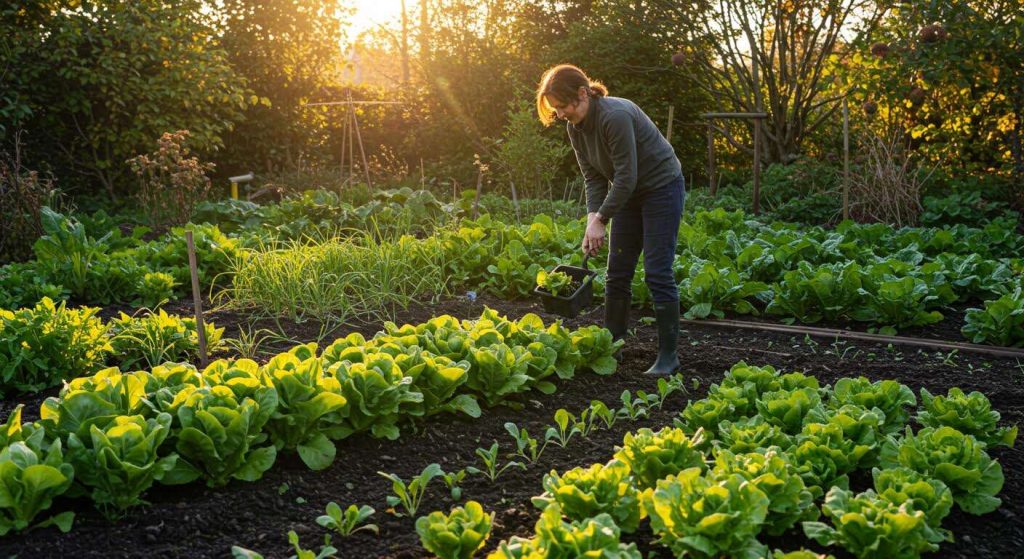 Septembre au potager : c'est la dernière semaine pour semer la mâche et en récolter tout l'hiver
