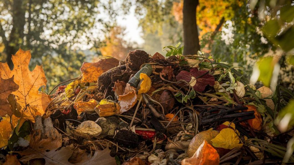 Votre compost sent mauvais en automne ? Voici l&rsquo;ingrédient sec que vous oubliez certainement d&rsquo;ajouter