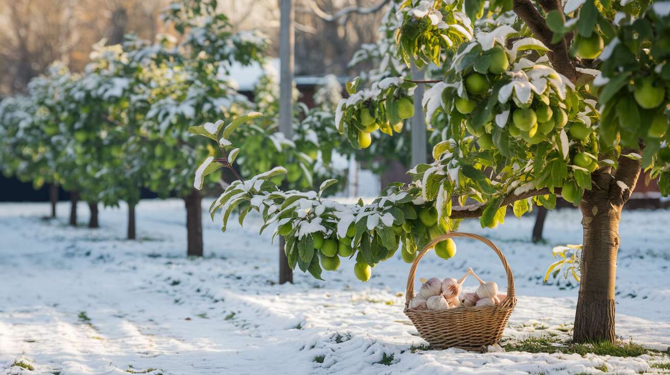 Mieux que la bouillie bordelaise : ce traitement préventif à l’ail protègera vos arbres fruitiers tout l’hiver