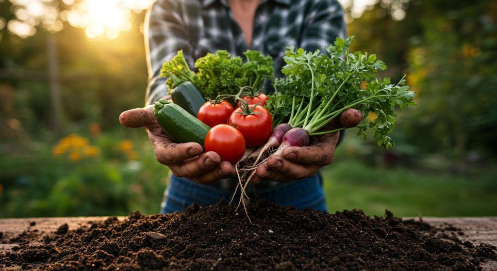 Comment préparer une terre riche en nutriments en 15 minutes chrono avant de planter vos légumes d'automne
