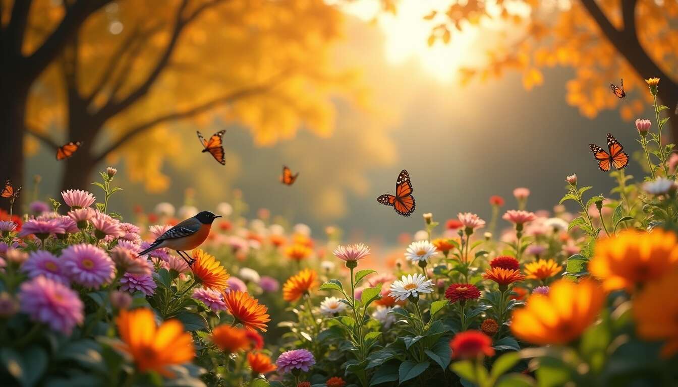 Le guide pour attirer les oiseaux bénéfiques et les papillons dans votre jardin cet automne