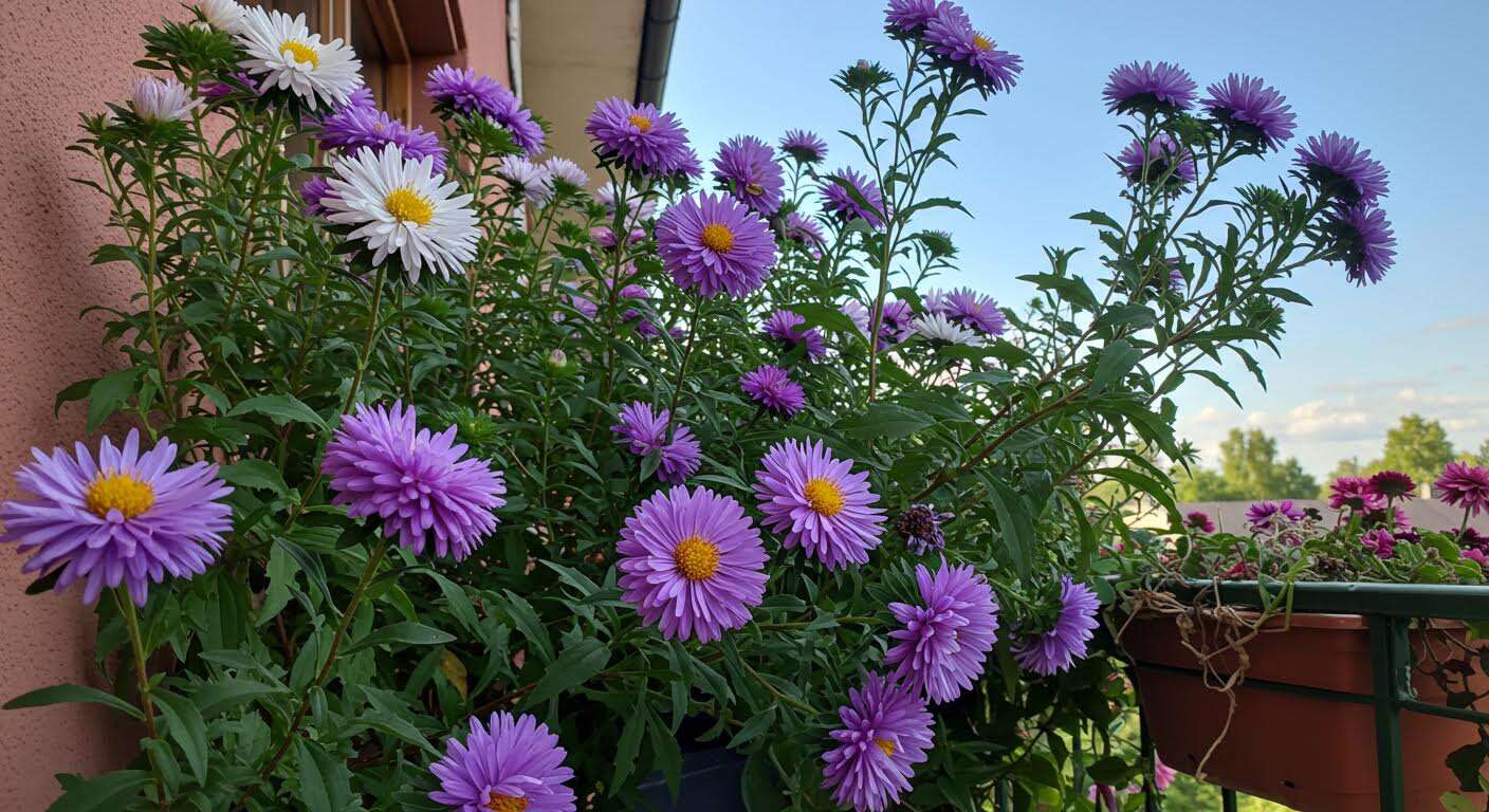 La seule plante à mettre sur votre balcon en septembre pour avoir des fleurs colorées jusqu'aux premières gelées (L'aster)