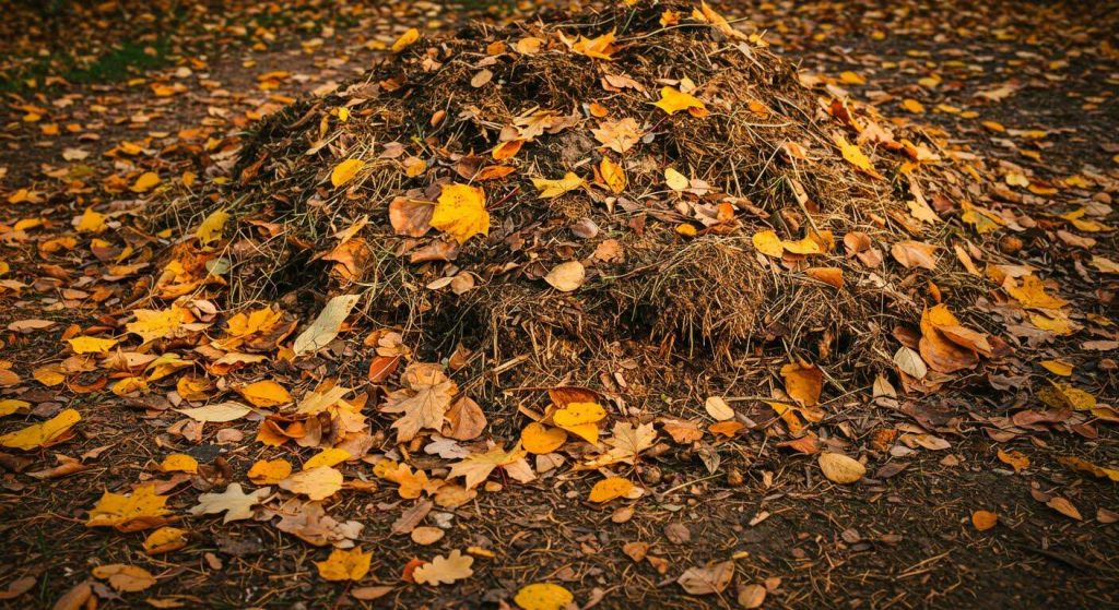 Ne mettez jamais ces 3 choses dans votre tas de feuilles mortes si vous voulez obtenir un compost de qualité