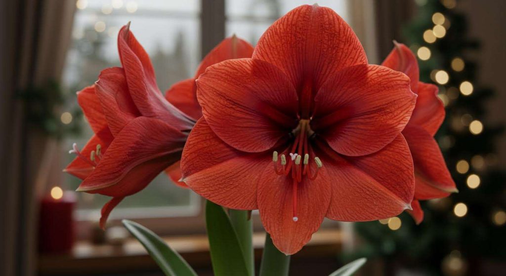 Cette plante bulbeuse étonnante fleurit à Noël et embaume la maison d’un parfum intense