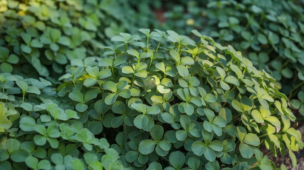 Cette vivace couvre-sol pousse vite et reste verte même sous un tapis de neige épais