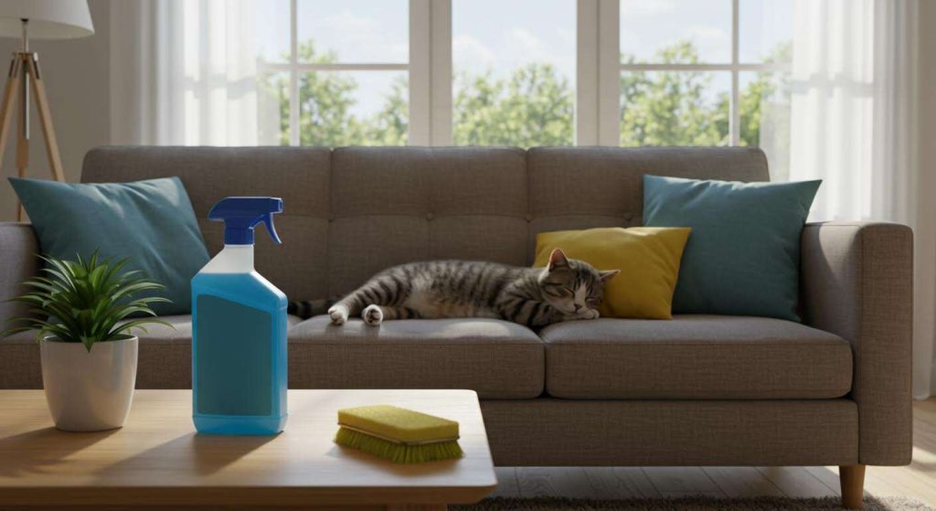 Ce que les pros du nettoyage utilisent pour venir à bout des odeurs d'urine de chat tenaces