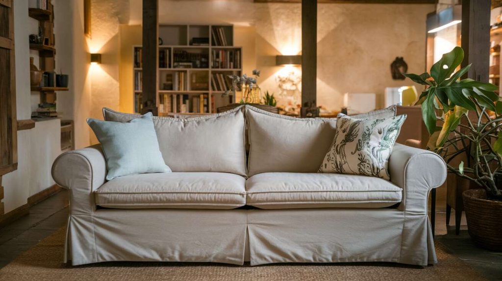 L&rsquo;astuce pour nettoyer un canapé non déhoussable avec une méthode de nettoyage à sec maison