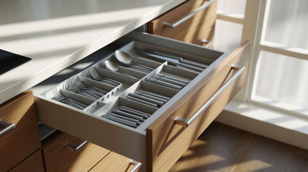 Fini les tiroirs de cuisine en désordre : le système de division DIY et pas cher pour tout organiser