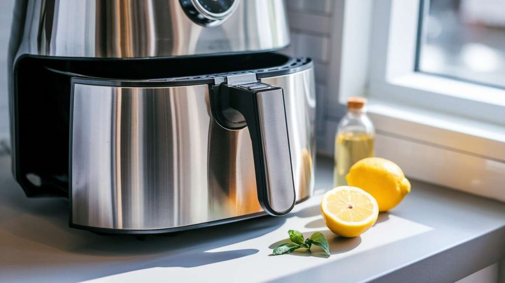 L&rsquo;astuce pour nettoyer le panier de votre friteuse à air (air fryer) et enlever la graisse cuite