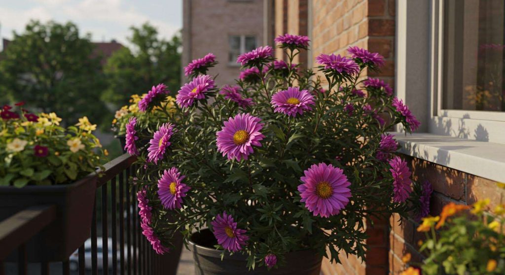 La seule plante à mettre sur votre balcon en septembre pour avoir des fleurs colorées jusqu'aux premières gelées (L'aster)