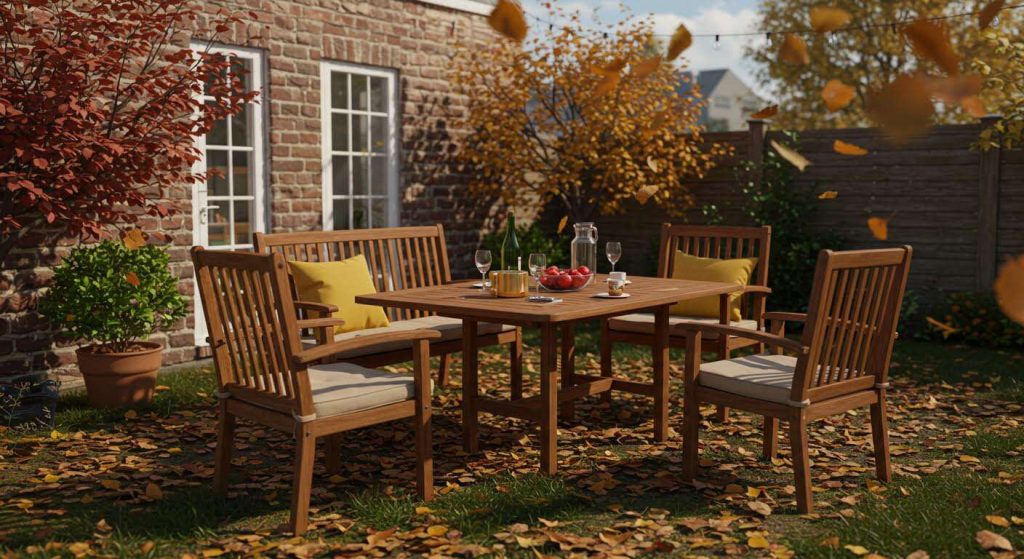 L'erreur que tout le monde fait en rangeant son salon de jardin et qui l'abîme pendant l'hiver