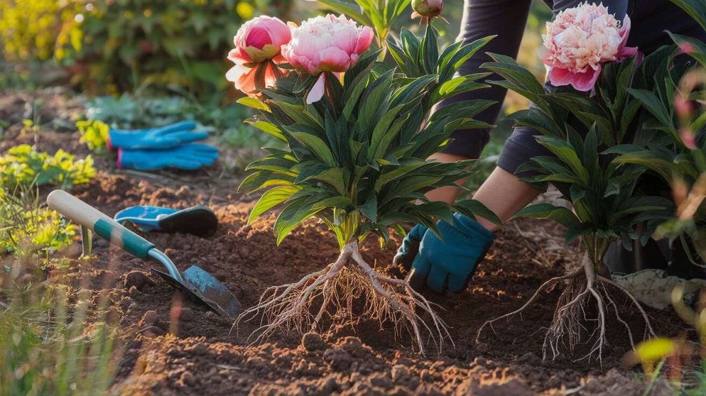 Le seul geste à faire en septembre pour des pivoines qui fleuriront à coup sûr au printemps (La plantation en racines nues)