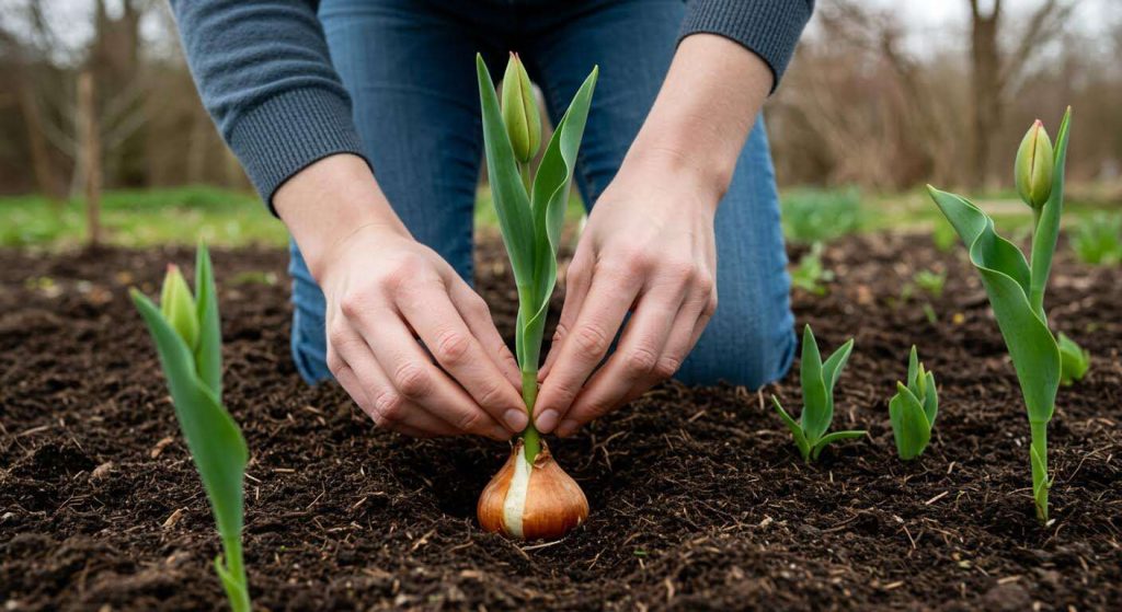 Ne plantez jamais vos bulbes de tulipes comme ça : l'erreur de débutant qui garantit un échec au printemps
