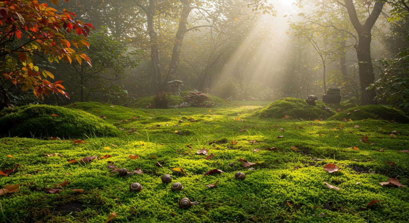 Votre pelouse est envahie de mousse avec les pluies d'automne ? Le traitement naturel qui la fait disparaître