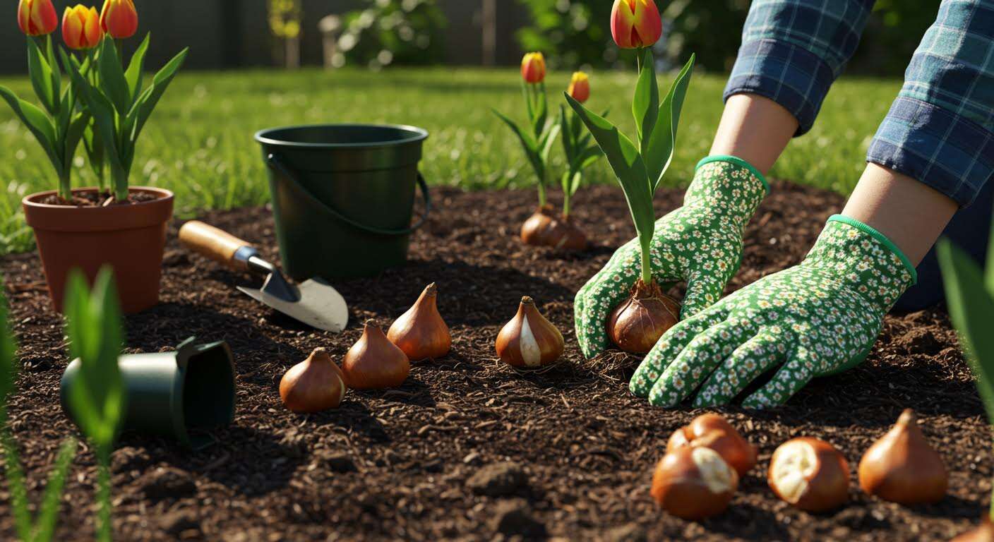 Ne plantez jamais vos bulbes de tulipes comme ça : l'erreur de débutant qui garantit un échec au printemps